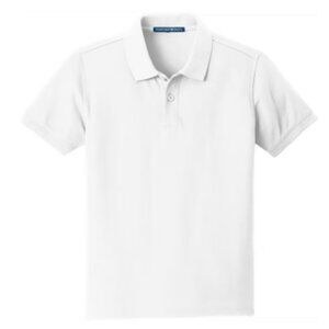 Port Authority® Youth Core Classic Pique Polo - Y100 - White